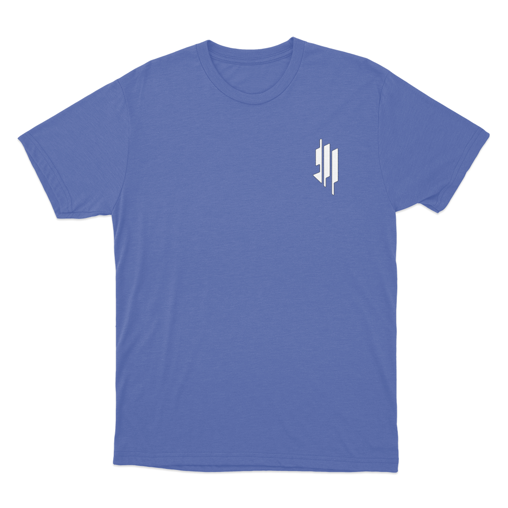 Classic Skrillex Logo Unisex T Shirt Blue Classic Skrillex Logo Unisex T Shirt Blue 1