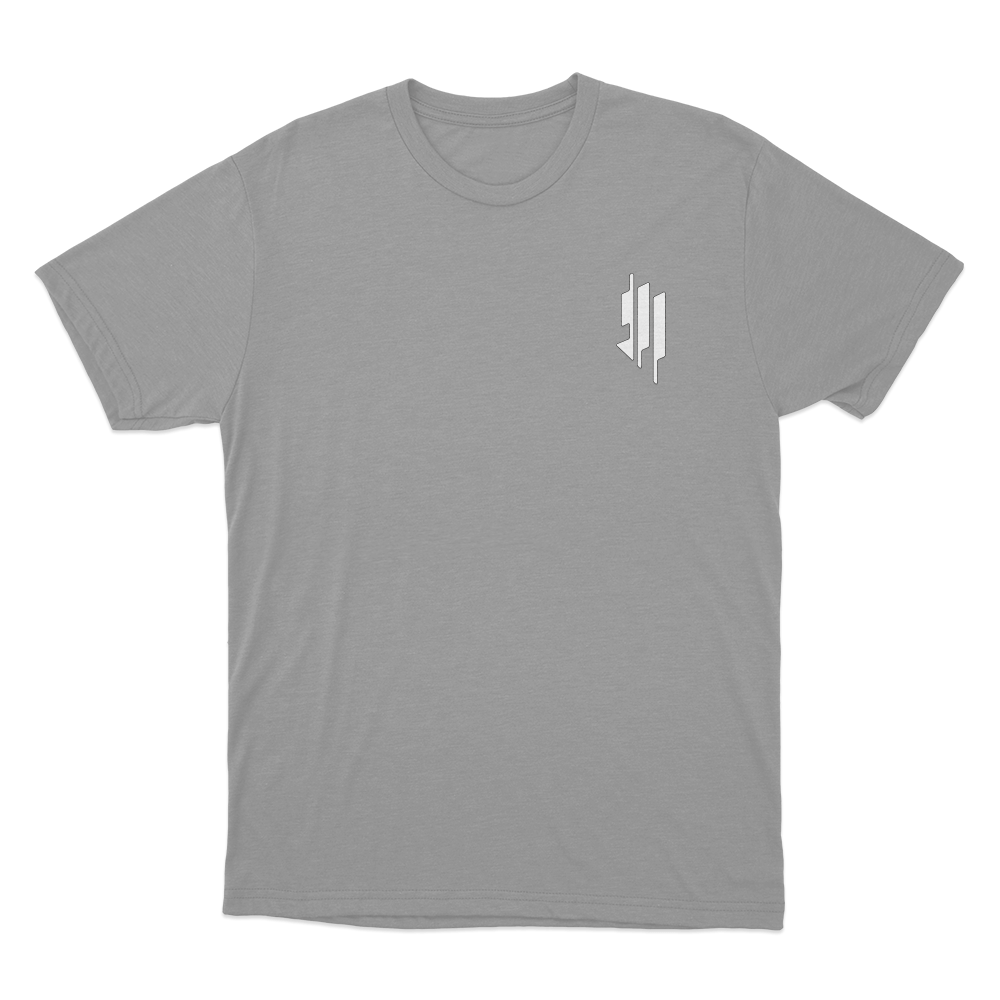 Classic Skrillex Logo Unisex T Shirt Grey Classic Skrillex Logo Unisex T Shirt Grey 1