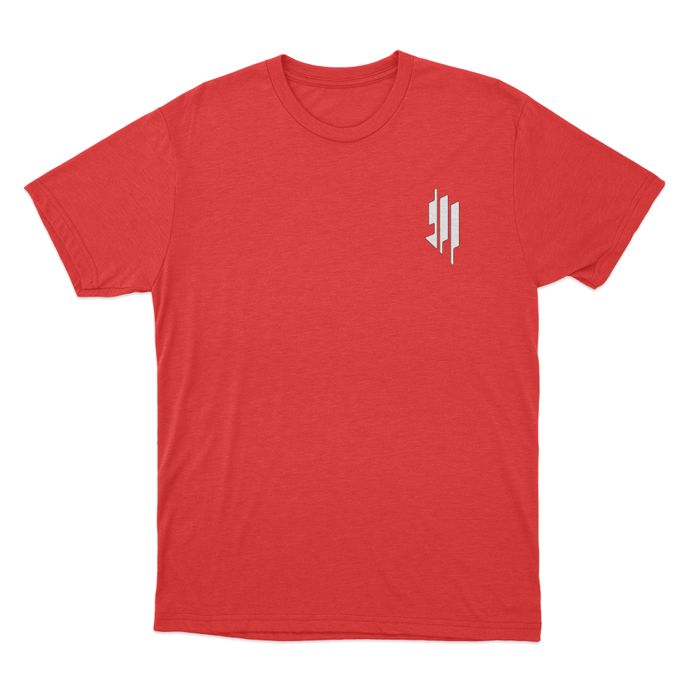 Classic Skrillex Logo Unisex T Shirt Red Classic Skrillex Logo Unisex T Shirt Red 1