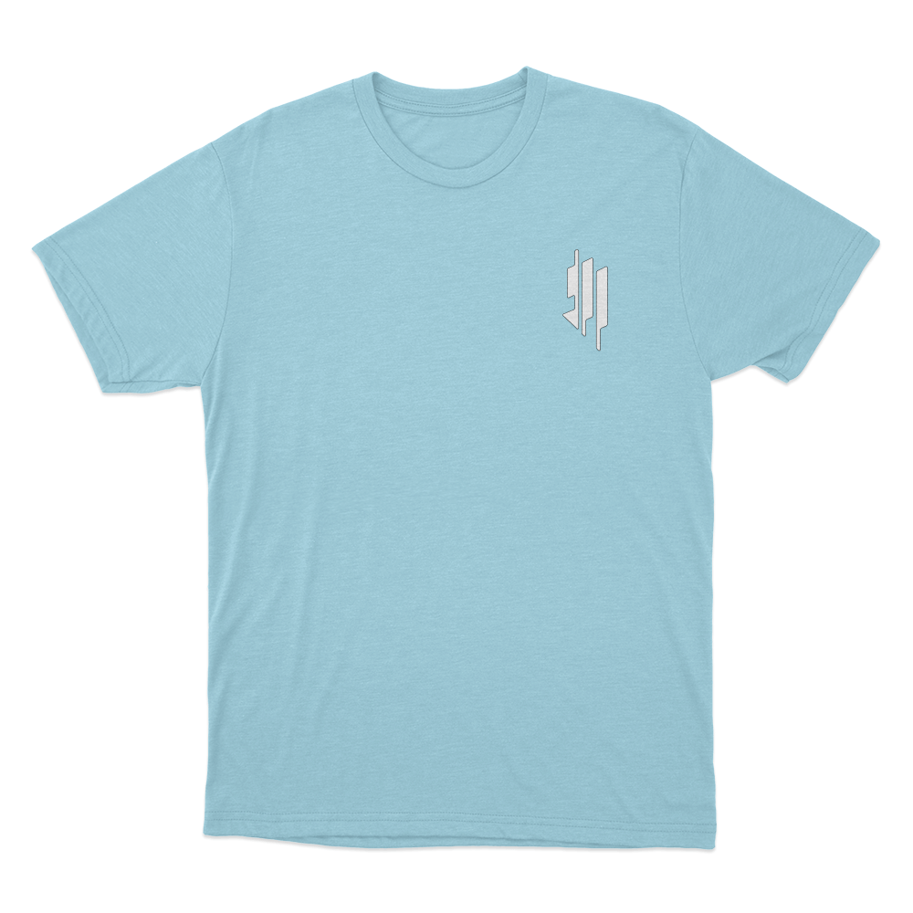 Classic Skrillex Logo Unisex T Shirt Sky Blue Classic Skrillex Logo Unisex T Shirt Sky Blue 1