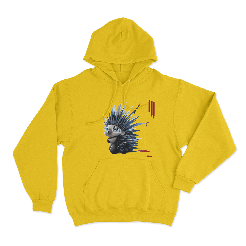 Don't Get Too Close Unisex Hoodie Yellow Dont Get Too Close Unisex Hoodie Yellow