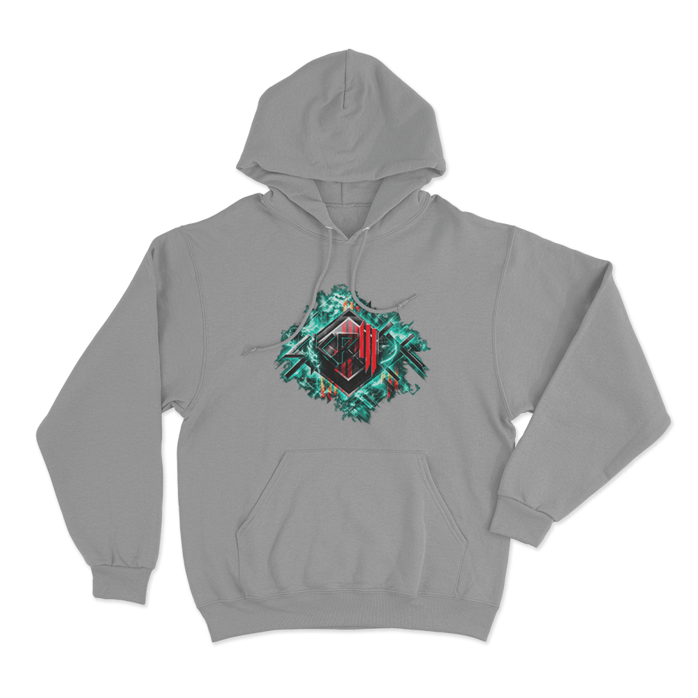 Scary Monsters And Nice Sprites Unisex Hoodie Grey Scary Monsters And Nice Sprites Unisex Hoodie Grey