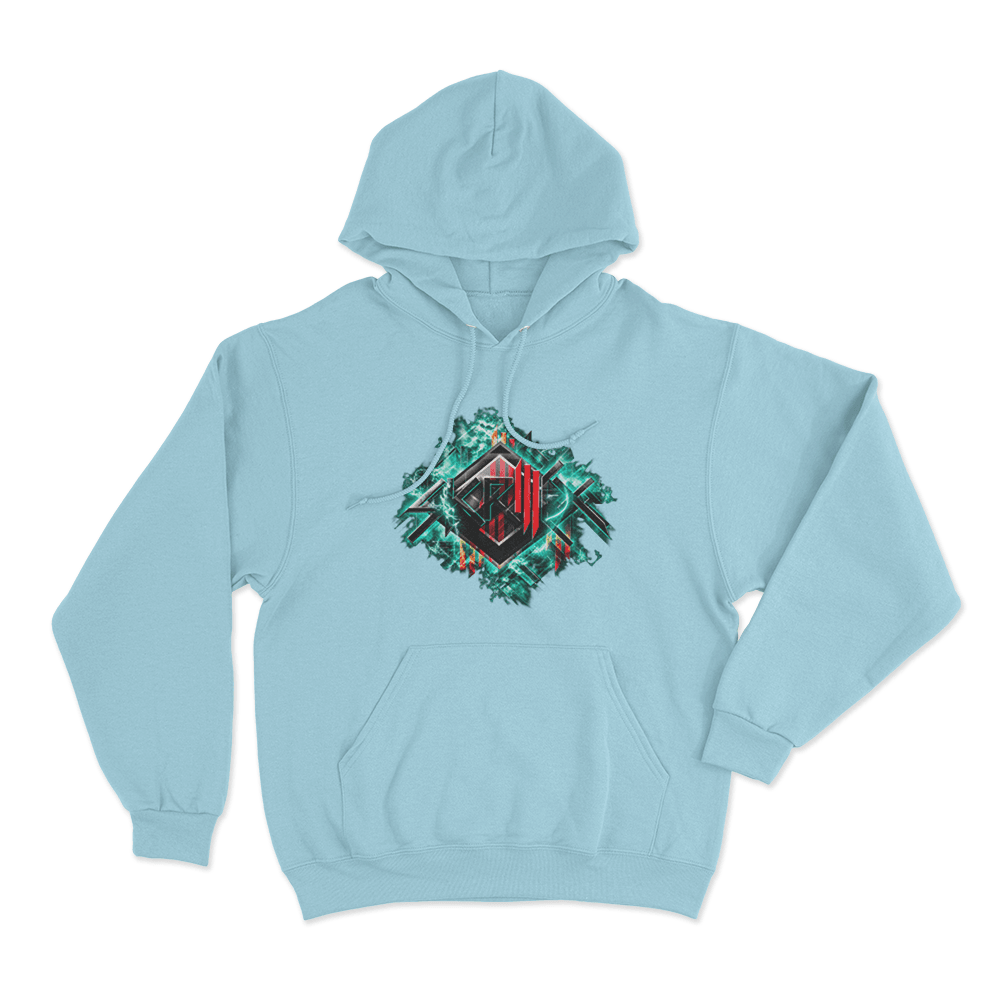 Scary Monsters And Nice Sprites Unisex Hoodie Sky Blue Scary Monsters And Nice Sprites Unisex Hoodie Sky Blue