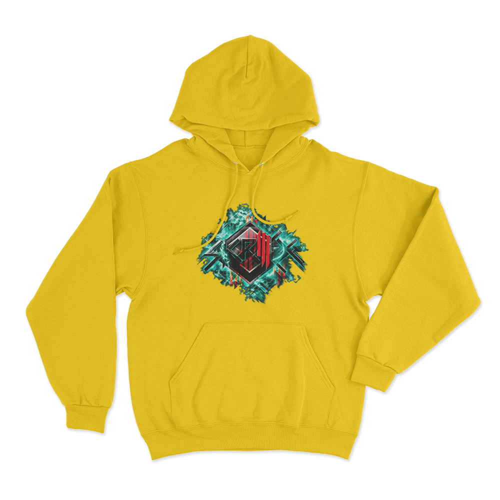 Scary Monsters And Nice Sprites Unisex Hoodie Yellow Scary Monsters And Nice Sprites Unisex Hoodie Yellow