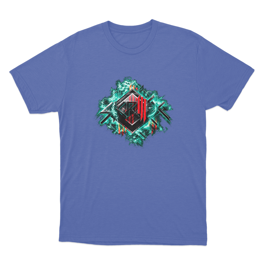 Scary Monsters And Nice Sprites Unisex T Shirt Blue Scary Monsters And Nice Sprites Unisex T Shirt Blue
