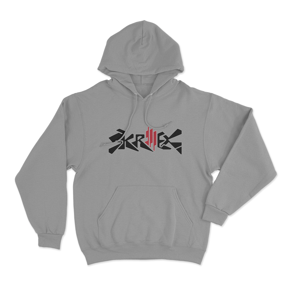 Skrillex Logo Unisex Hoodie Grey Skrillex Logo Unisex Hoodie Grey