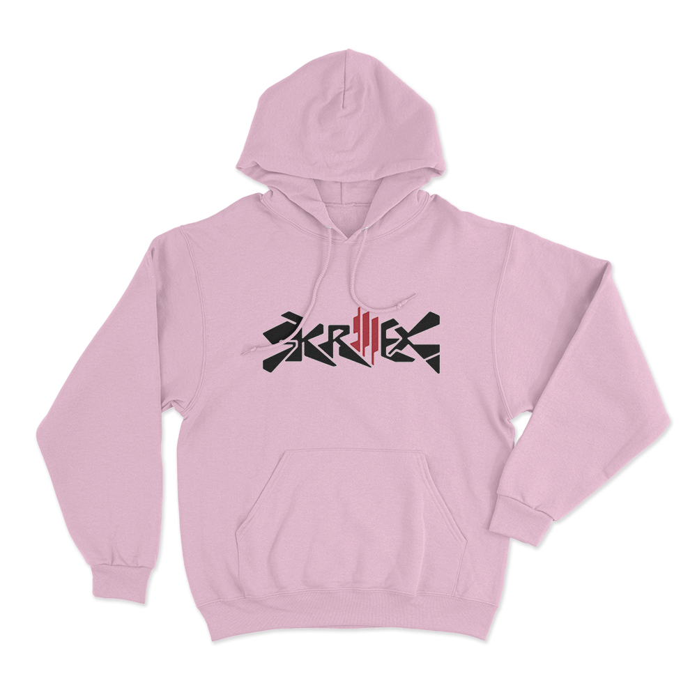 Skrillex Logo Unisex Hoodie Pink Skrillex Logo Unisex Hoodie Pink