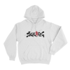 Skrillex Logo Unisex Hoodie White