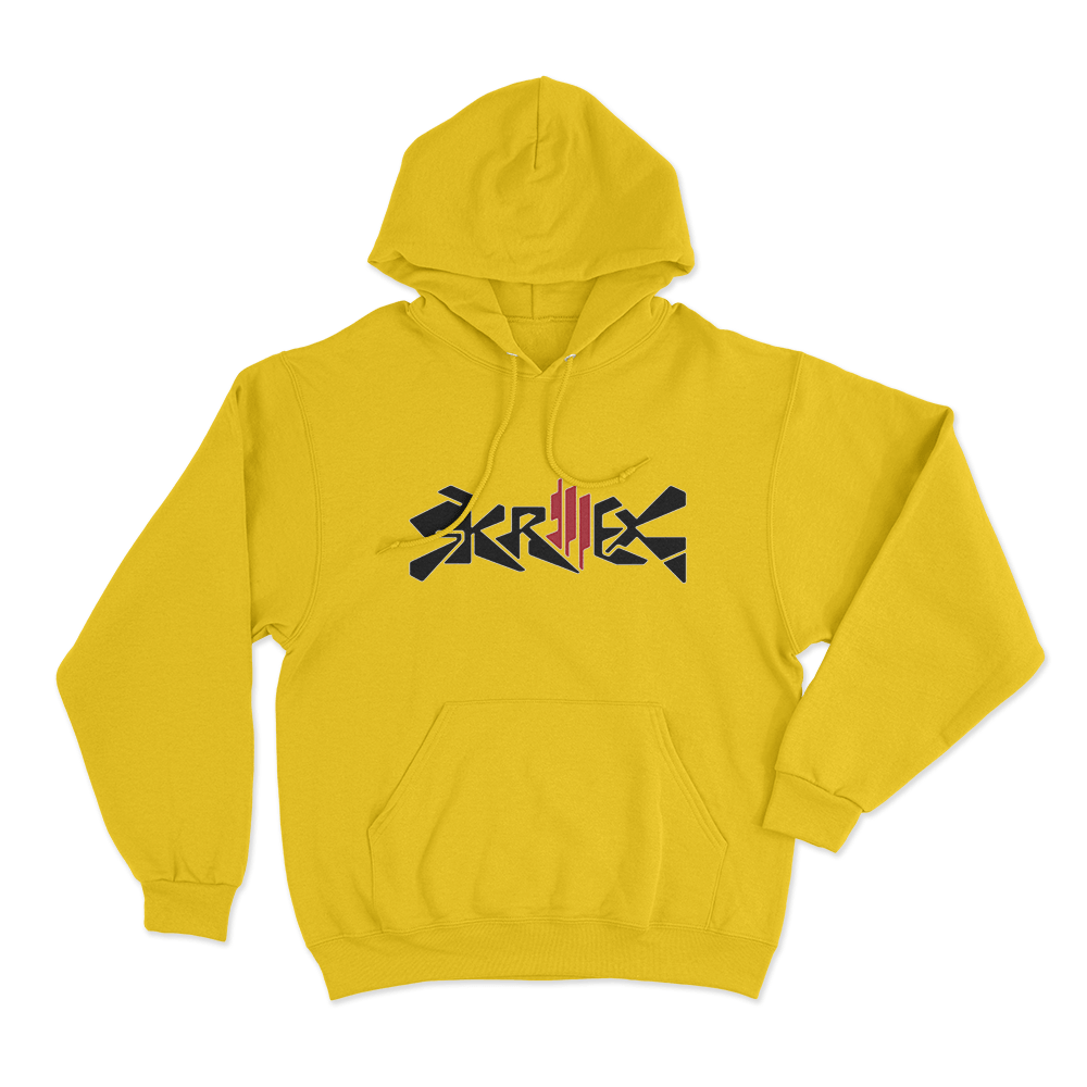 Skrillex Logo Unisex Hoodie Yellow Skrillex Logo Unisex Hoodie Yellow
