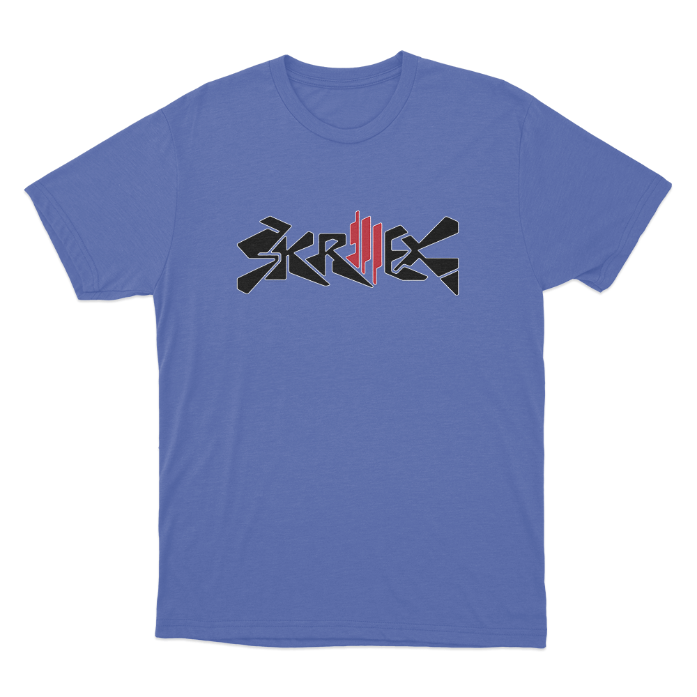 Skrillex Logo Unisex T Shirt Blue Skrillex Logo Unisex T Shirt Blue 1
