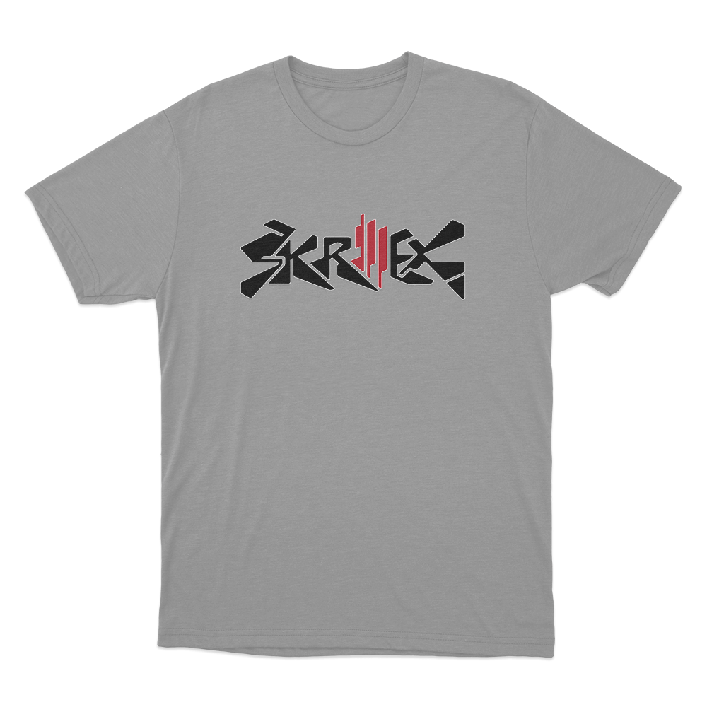 Skrillex Logo Unisex T Shirt Grey Skrillex Logo Unisex T Shirt Grey 1