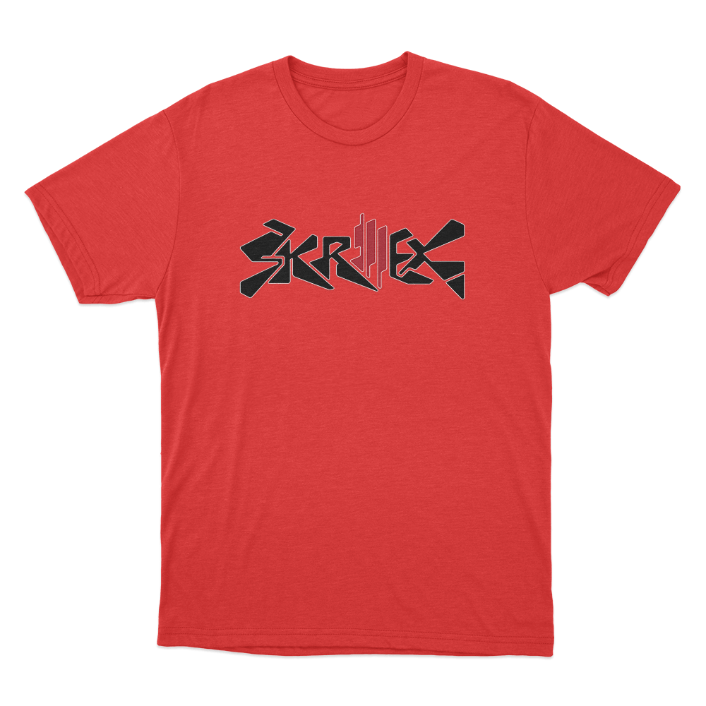 Skrillex Logo Unisex T Shirt Red Skrillex Logo Unisex T Shirt Red 1