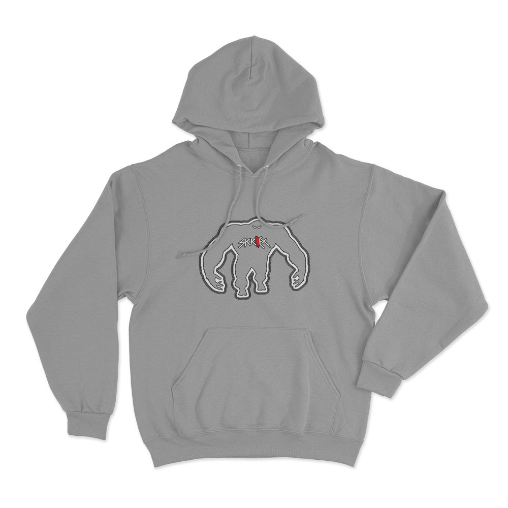 Skrillex Monster Unisex Hoodie Grey Skrillex Monster Unisex Hoodie Grey