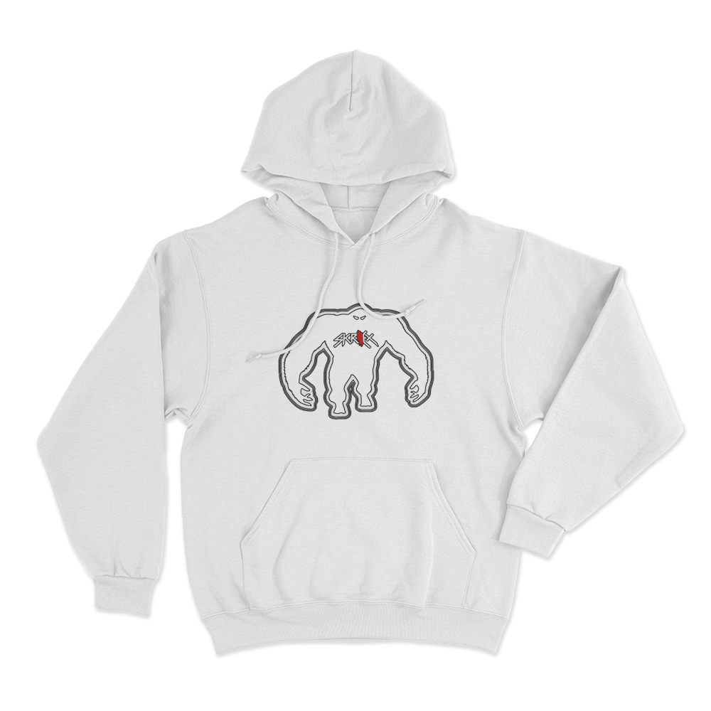 Skrillex Monster Unisex Hoodie White Skrillex Monster Unisex Hoodie White