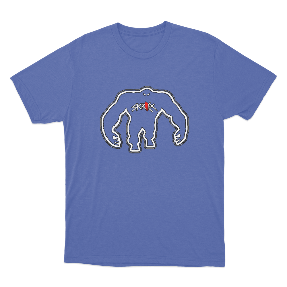 Skrillex Monster Unisex T Shirt Blue Skrillex Monster Unisex T Shirt Blue