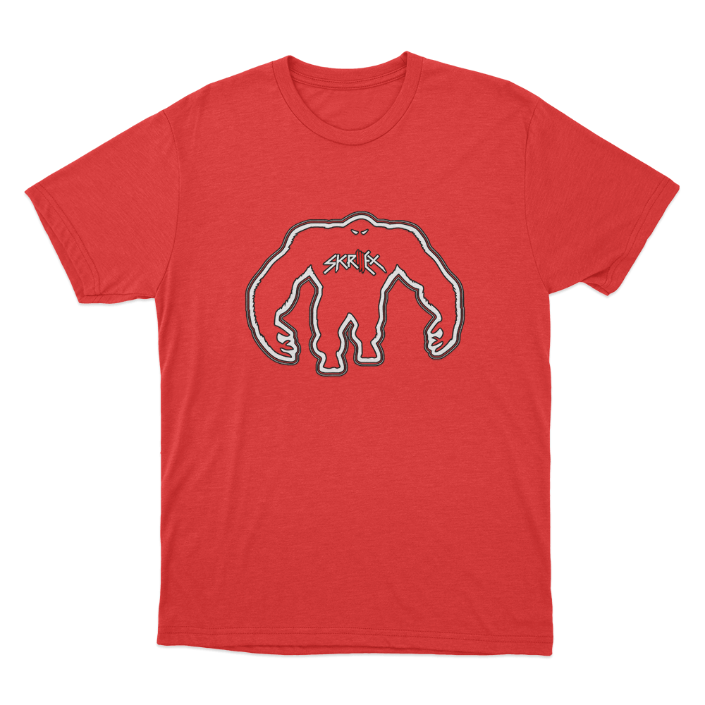 Skrillex Monster Unisex T Shirt Red Skrillex Monster Unisex T Shirt Red
