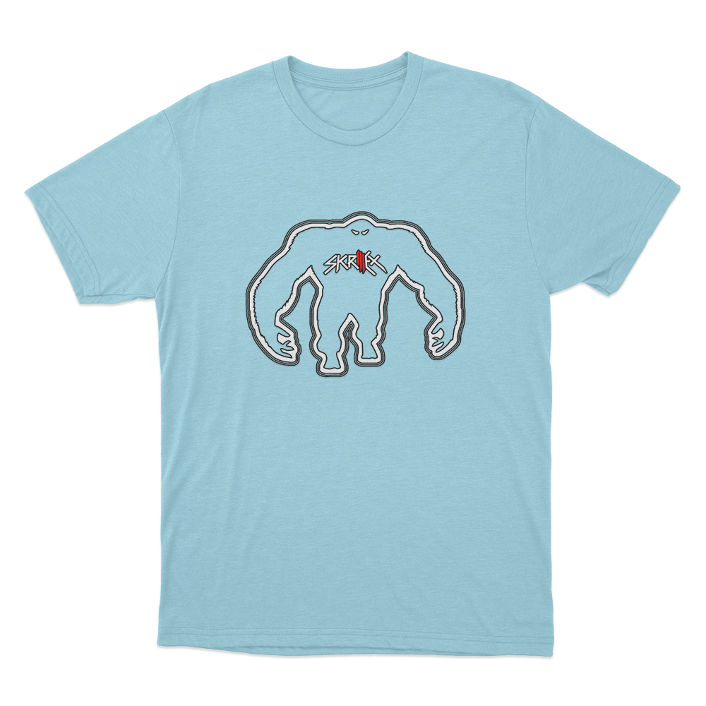 Skrillex Monster Unisex T Shirt Sky Blue Skrillex Monster Unisex T Shirt Sky Blue