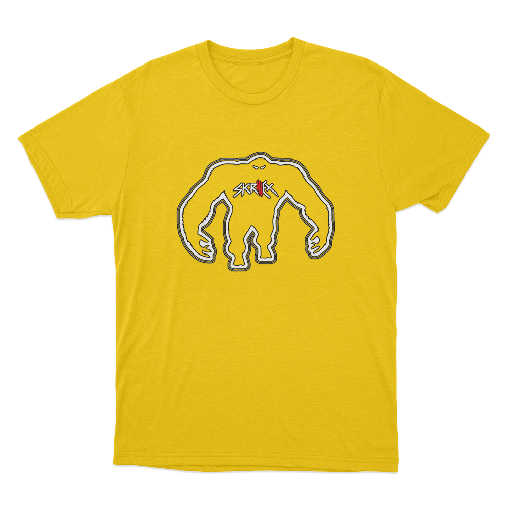 Skrillex Monster Unisex T Shirt Yellow Skrillex Monster Unisex T Shirt Yellow