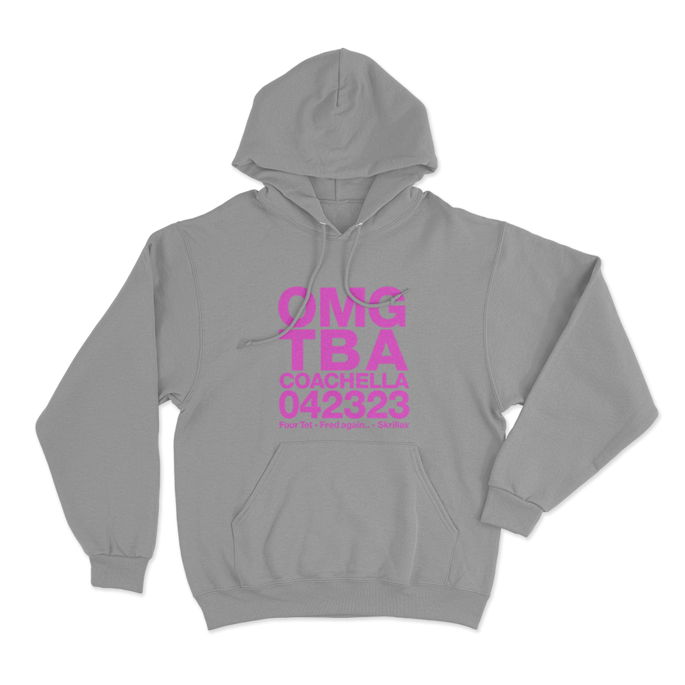 Skrillex OMG ТВА Unisex Hoodie Grey Skrillex OMG ТВА Unisex Hoodie Grey