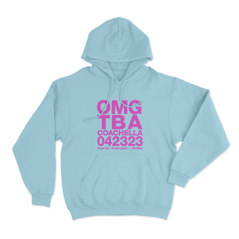 Skrillex OMG ТВА Unisex Hoodie Sky Blue Skrillex OMG ТВА Unisex Hoodie Sky Blue