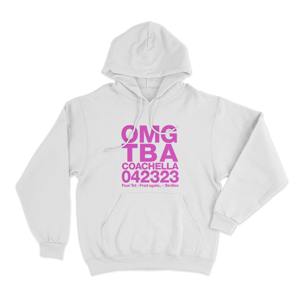 Skrillex OMG ТВА Unisex Hoodie White Skrillex OMG ТВА Unisex Hoodie White
