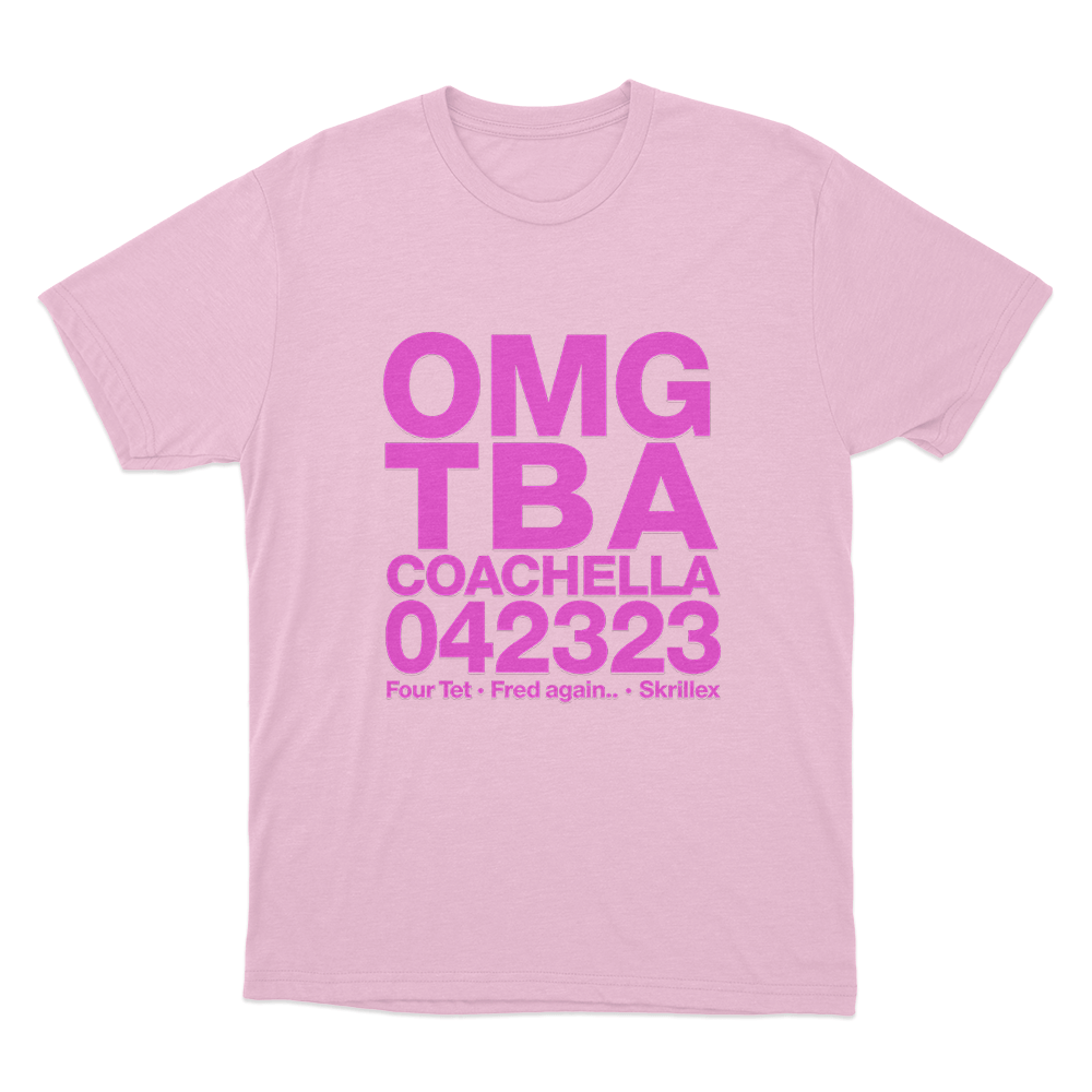 Skrillex OMG ТВА Unisex T Shirt Pink Skrillex OMG ТВА Unisex T Shirt Pink