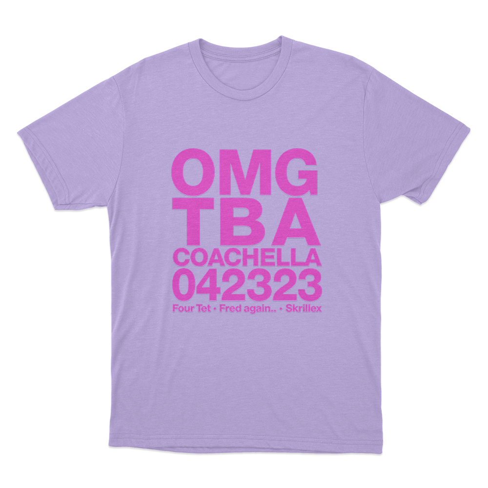 Skrillex OMG ТВА Unisex T Shirt Purple Skrillex OMG ТВА Unisex T Shirt Purple