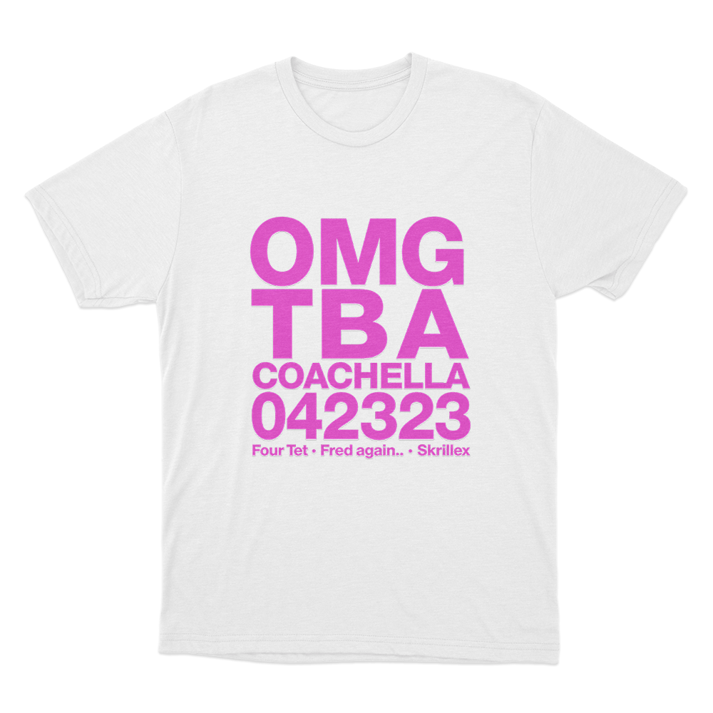 Skrillex OMG ТВА Unisex T Shirt White Skrillex OMG ТВА Unisex T Shirt White