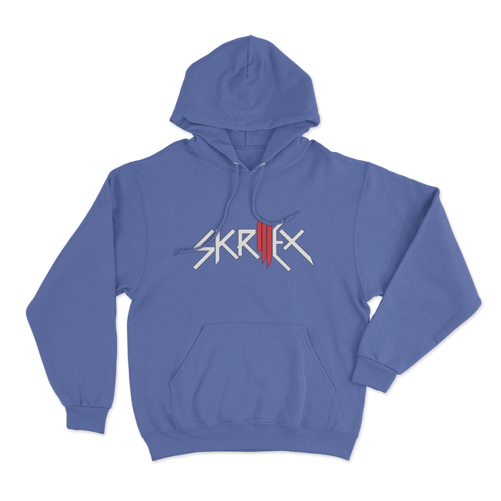 Skrillex Unisex Hoodie Blue Skrillex Unisex Hoodie Blue