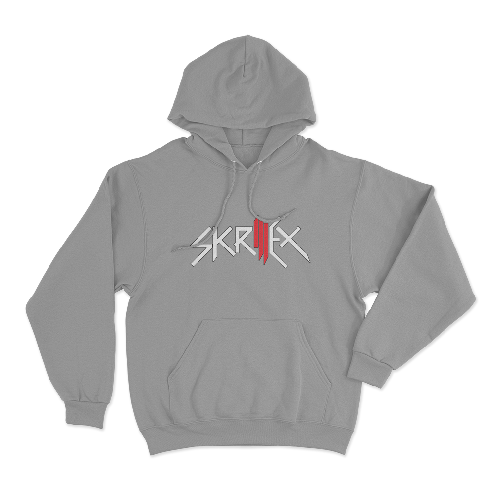 Skrillex Unisex Hoodie Grey Skrillex Unisex Hoodie Grey