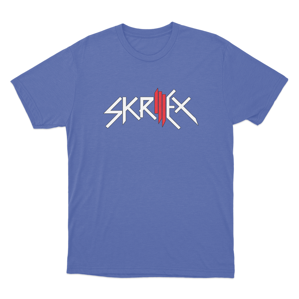 Skrillex Unisex T Shirt Blue Skrillex Unisex T Shirt Blue