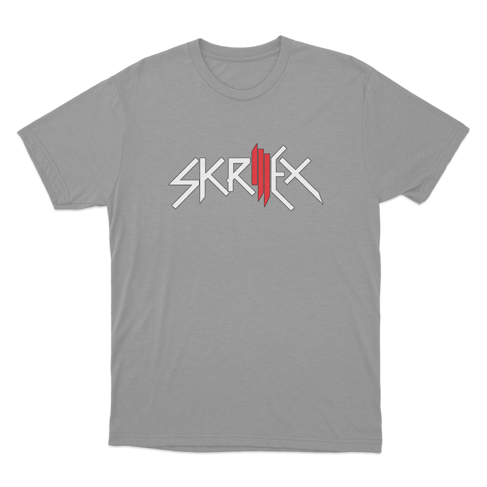 Skrillex Unisex T Shirt Grey Skrillex Unisex T Shirt Grey