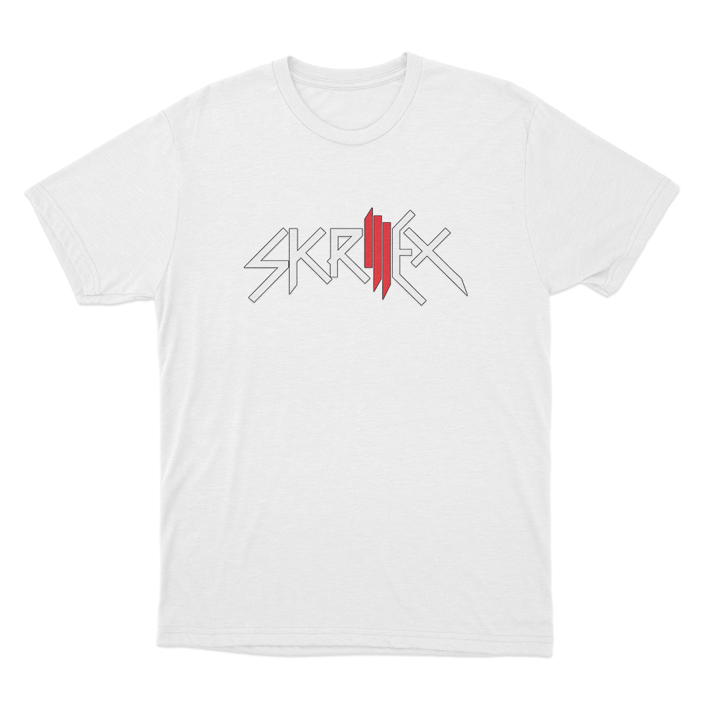 Skrillex Unisex T Shirt White Skrillex Unisex T Shirt White