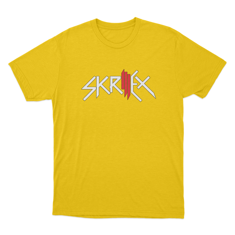Skrillex Unisex T Shirt Yellow Skrillex Unisex T Shirt Yellow