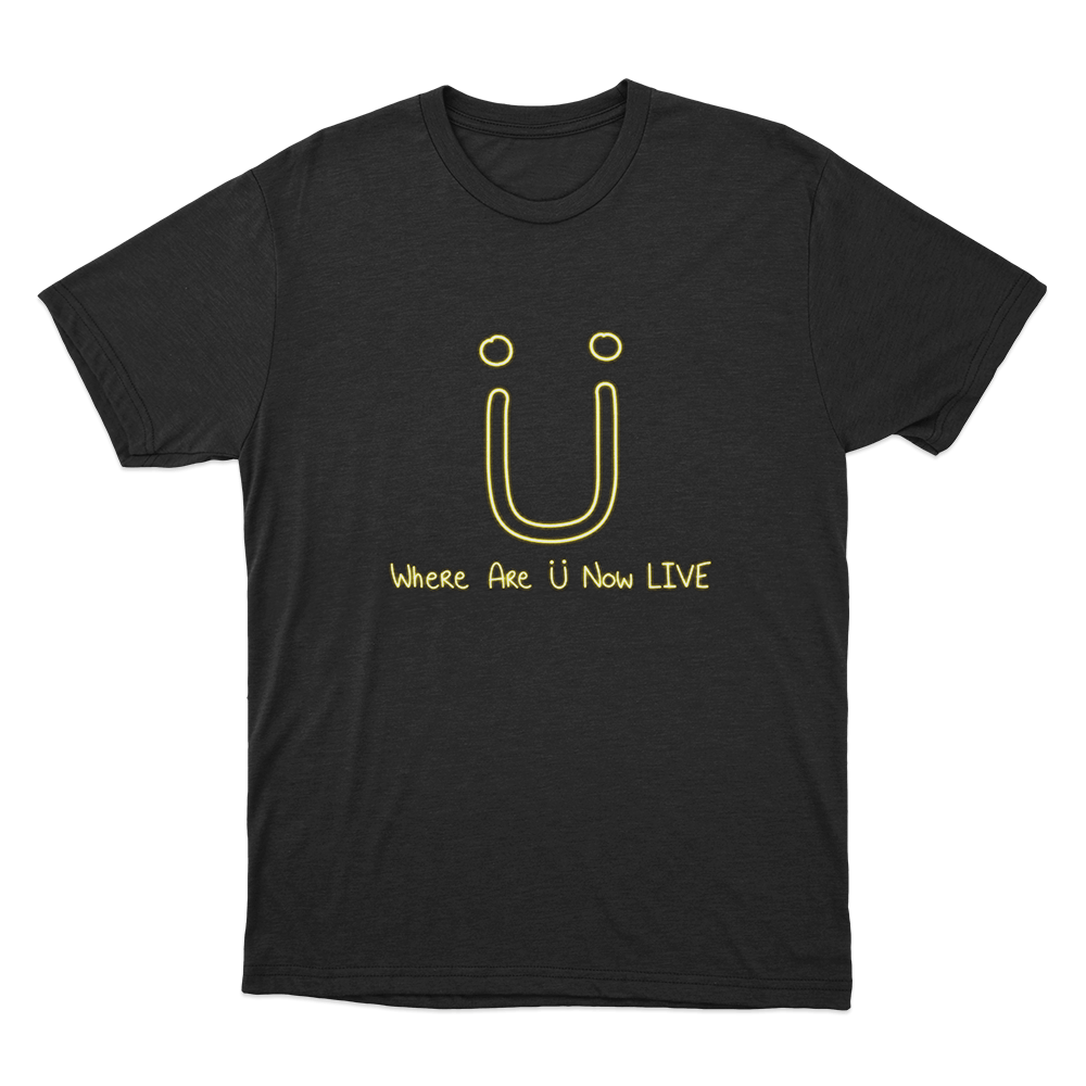 Where Are U Now Live Unisex T Shirt Black Where Are U Now Live Unisex T Shirt Black
