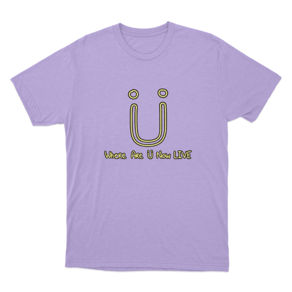Where Are U Now Live Unisex T Shirt Purple Where Are U Now Live Unisex T Shirt Purple